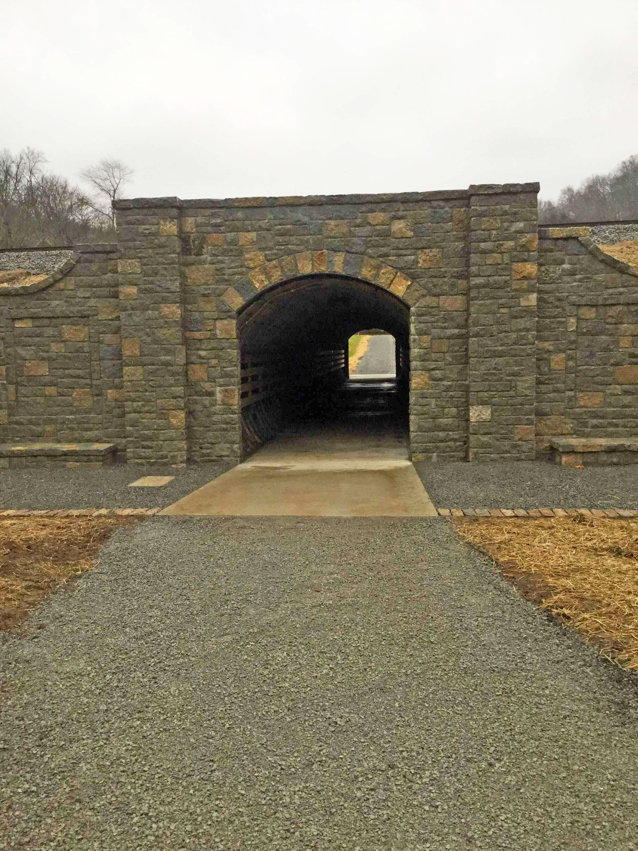 Underpass Guarantees Safety when Crossing Railroad Tracks Underpass Guarantees Safety when Crossing Railroad Tracks